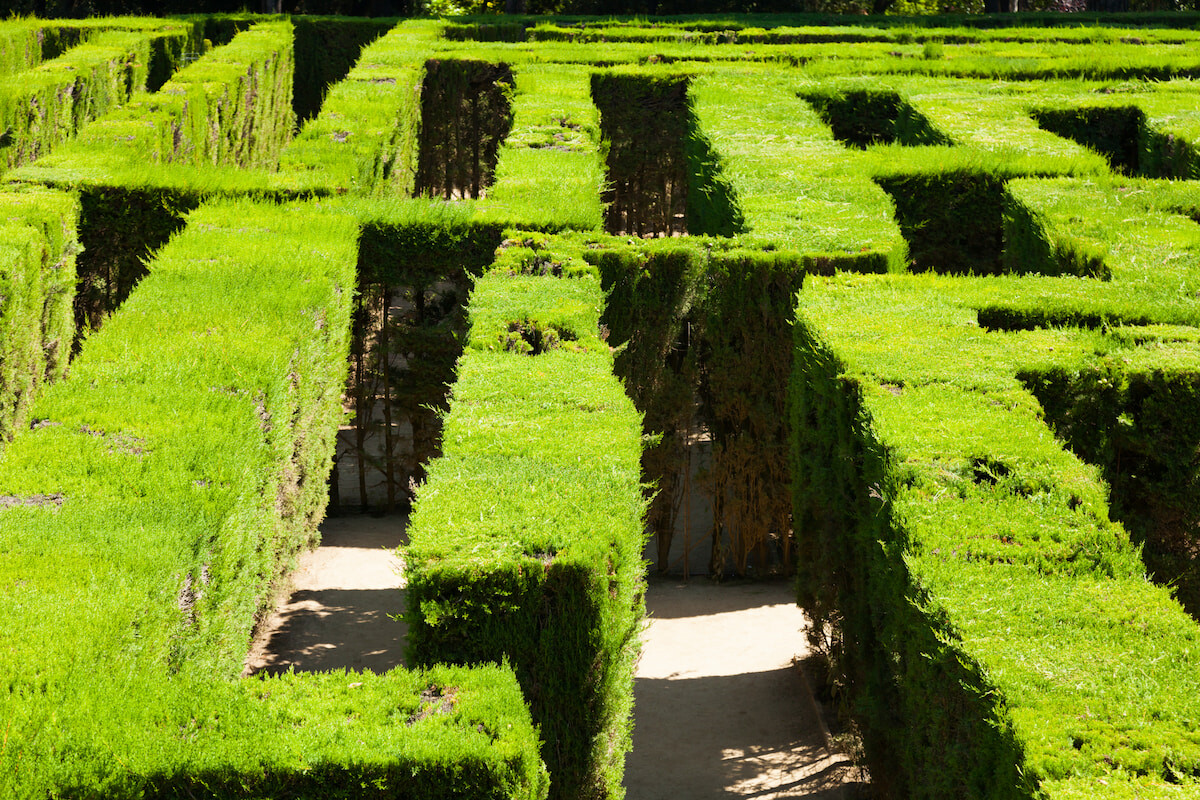 Costruzione di un labirinto nel giardino: Attività divertenti per grandi e piccoli