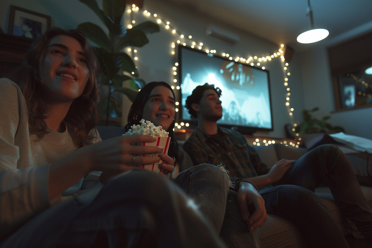 Idee creative per una serata cinema a casa