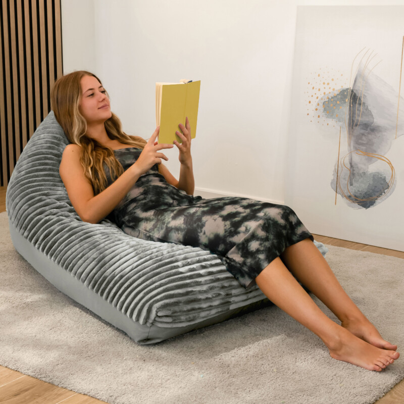 Pouf a Piramide Soft HAPPERS. Pouf da Salotto dal Design Moderno Pouf a Piramide Soft