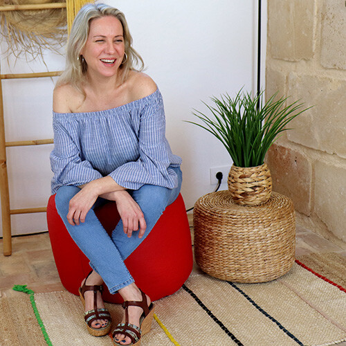 Pouf sgabello da esterno per giardini e terrazze Happers Pouf sgabello da esterno