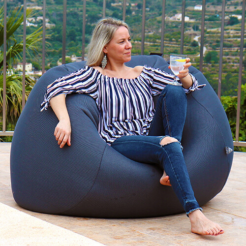 Mega Pouf da esterno per giardini e terrazze Happers Mega Pouf
