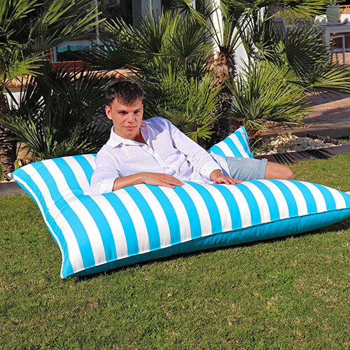 Big Pouf da esterno per giardino e terrazze Happers Big Pouf Toldotex