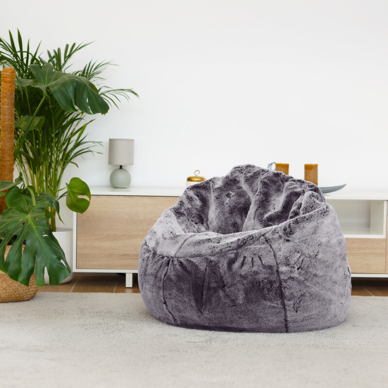 Puff Space pelo Happers para Salón y habitación. Pouf Space Pelo