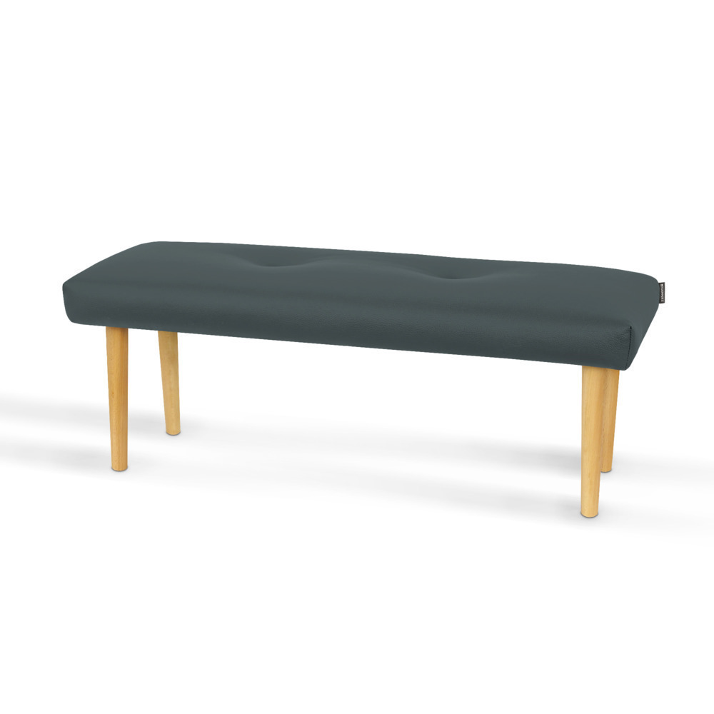 Banqueta de Madera de Pino Antracita ()