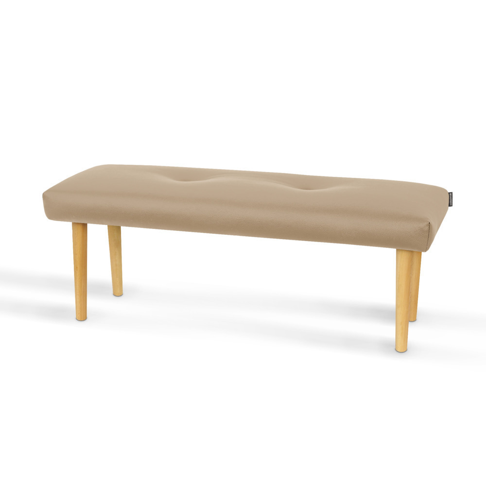 Banqueta de Madera de Pino Beige ()