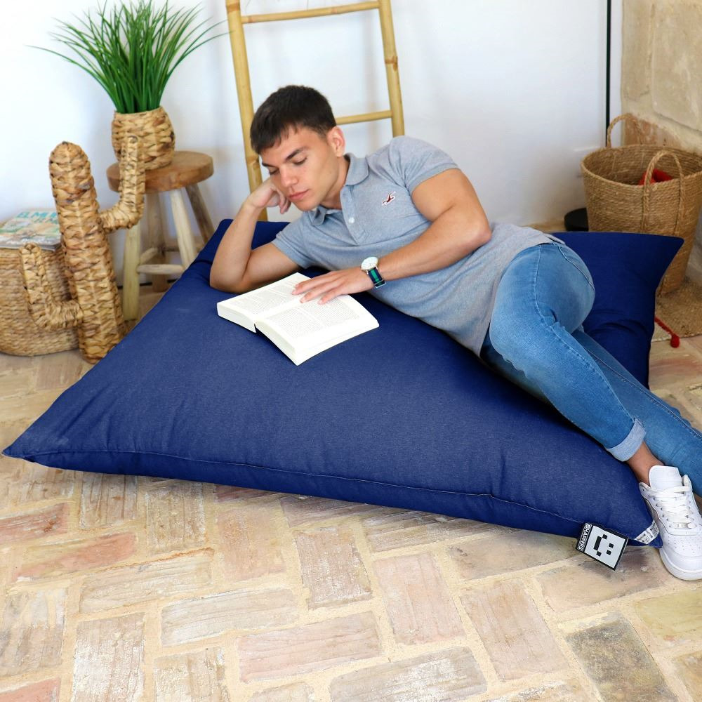 Big Pouf Naylim Opaco da interni o esterni Blu (7)