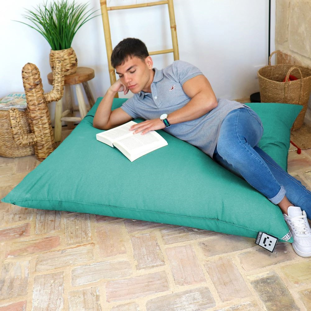 Big Pouf Naylim Opaco da interni o esterni Turchese (11)