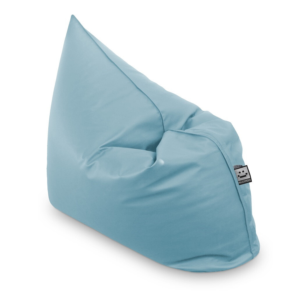 Big Pouf Similpelle Celeste (2)