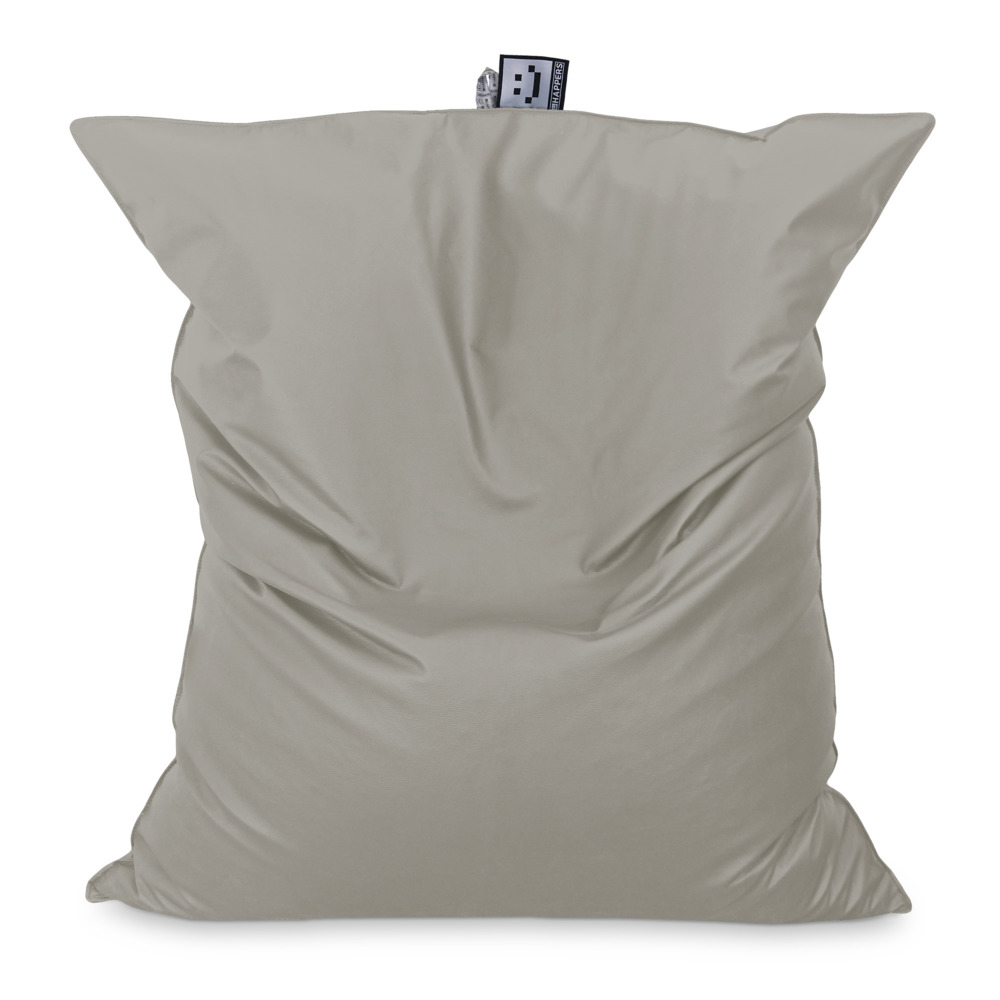 Big Puff Polipiel Gris Claro ()