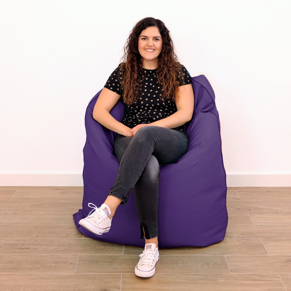 Big Pouf Similpelle Lilla (6)