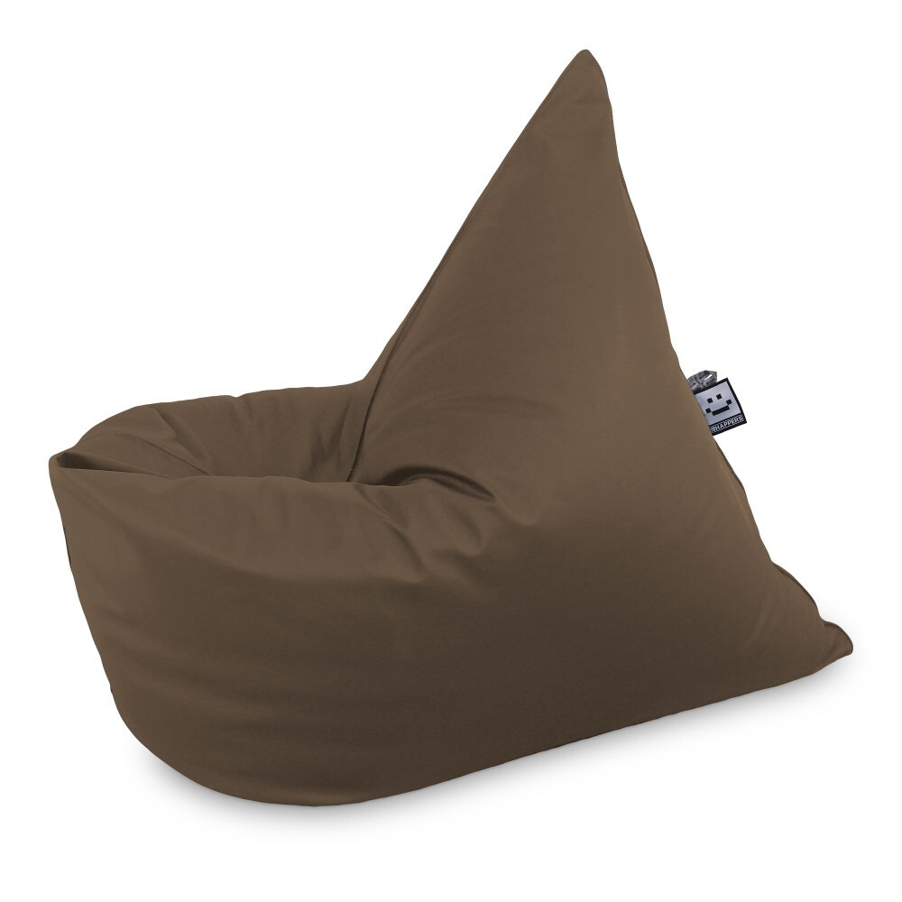 Big Pouf Similpelle Marrone (3)