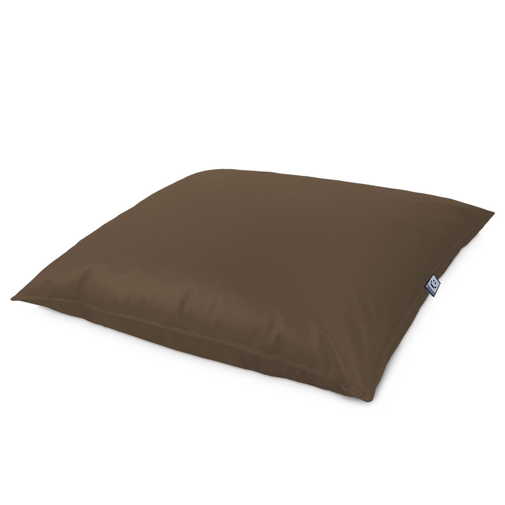 Big Pouf Similpelle Marrone (4)