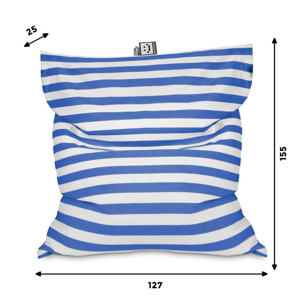Big Pouf Toldotex Blu per uso interno o esterno (4)