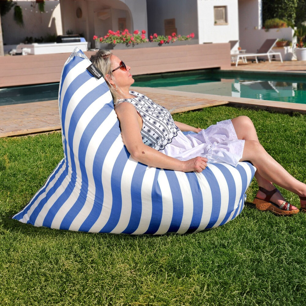 Big Pouf Toldotex Blu per uso interno o esterno (5)