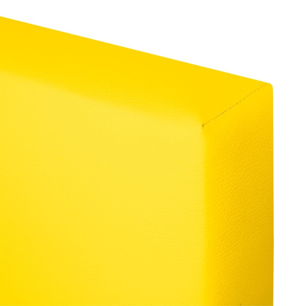 Cabecero de Cama Amarillo Tapizado (3)