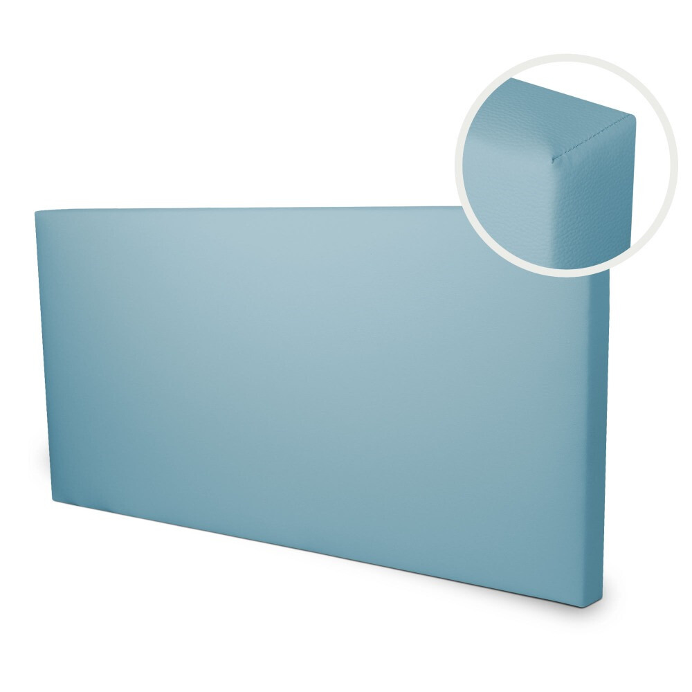 Cabecero de Cama Azul Cielo Tapizado (2)