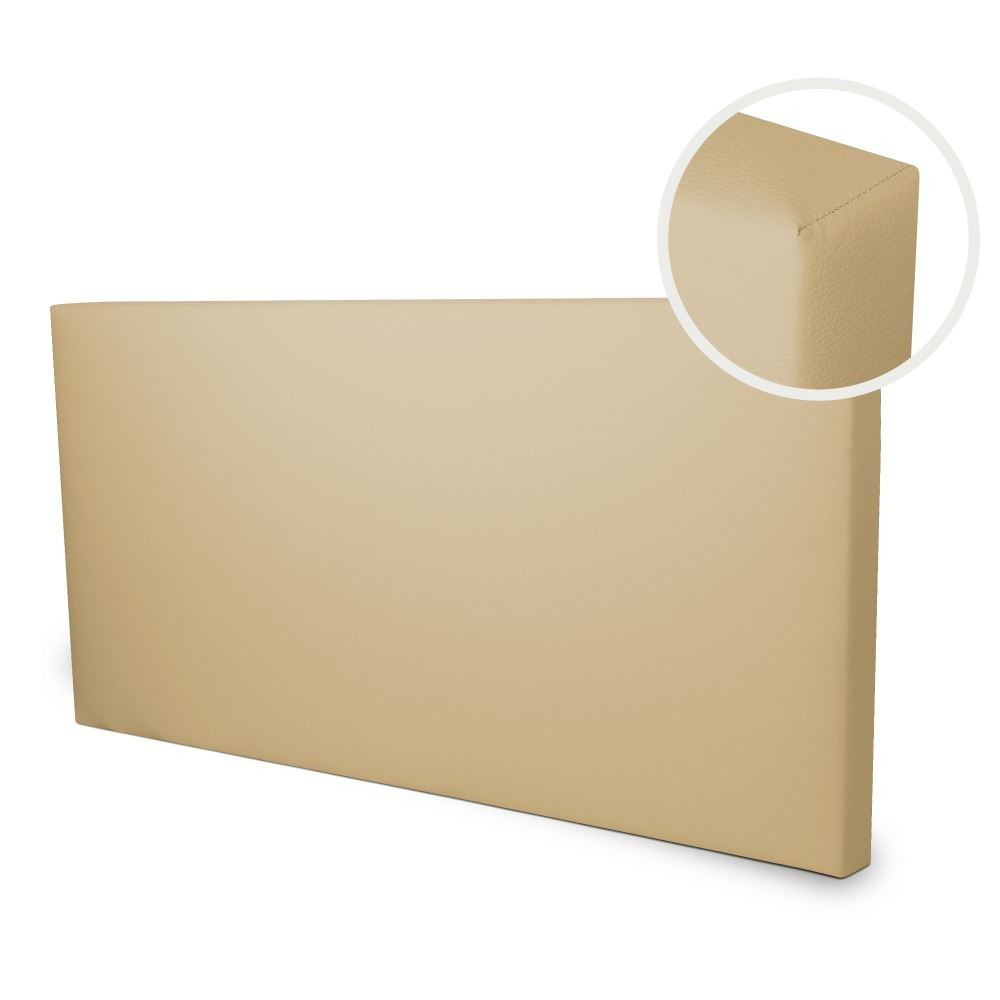 Cabecero de Cama Beige Tapizado (2)