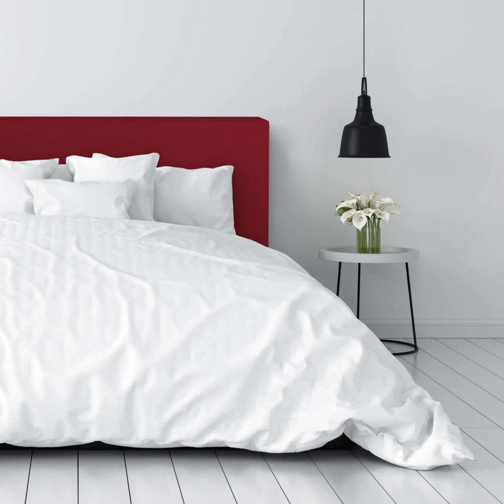 Cabecero de Cama Granate Tapizado ()