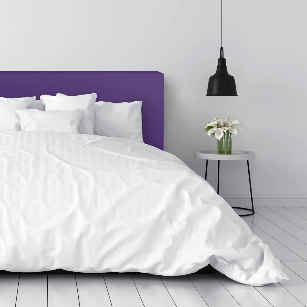 Cabecero de Cama Lila Tapizado ()