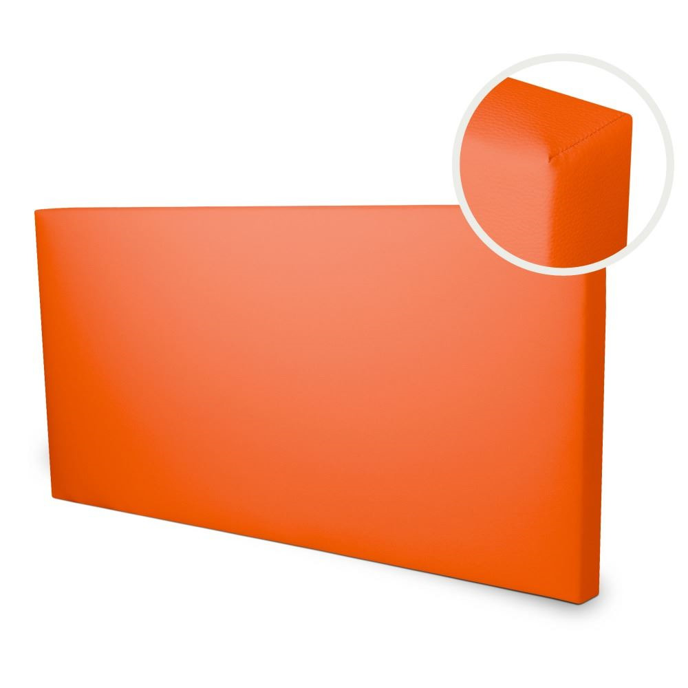 Cabecero de Cama Naranja Tapizado (2)