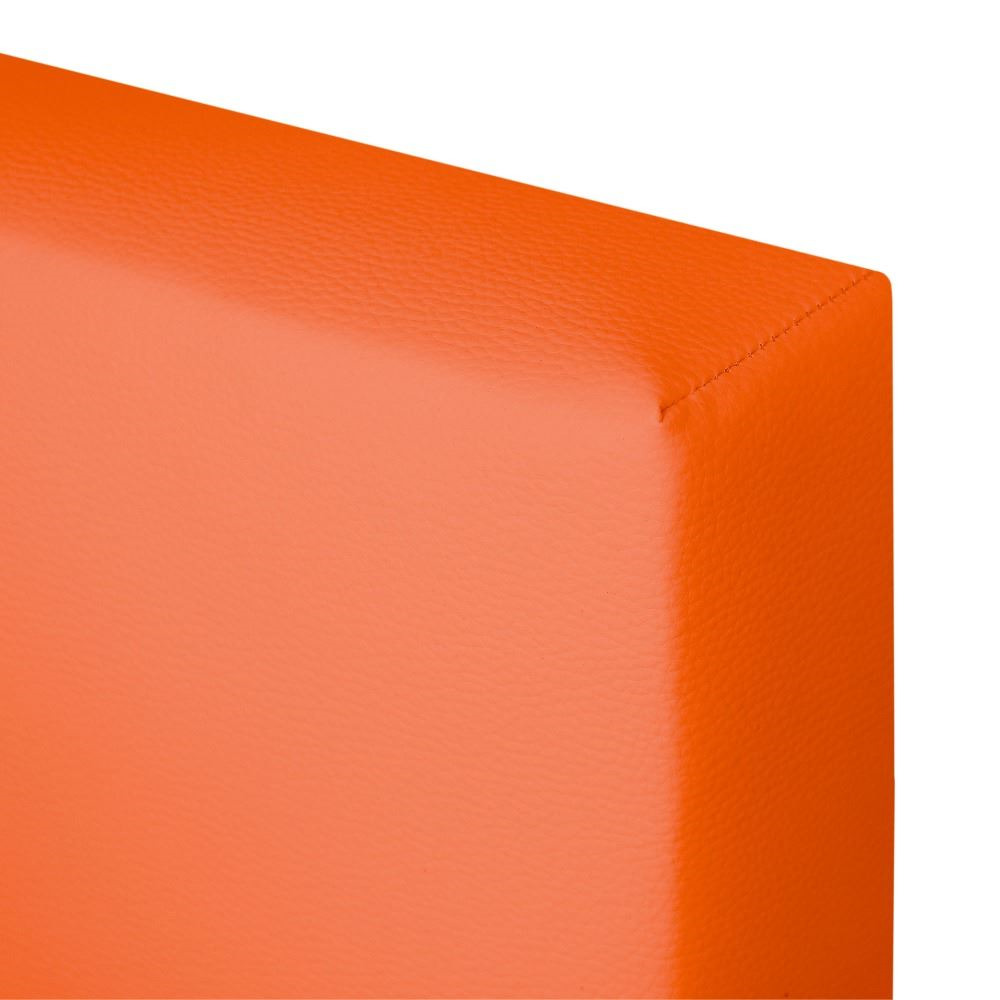 Cabecero de Cama Naranja Tapizado (3)