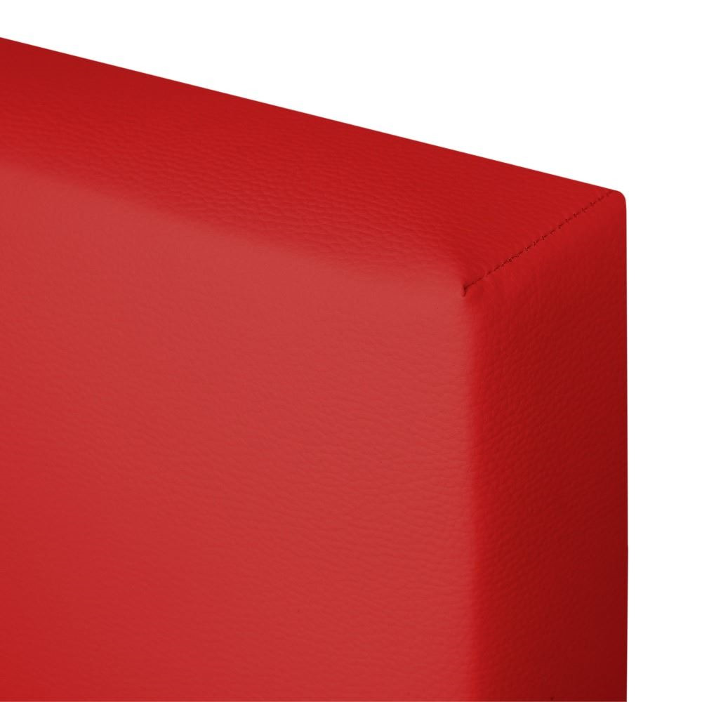 Cabecero de Cama Rojo Tapizado (3)