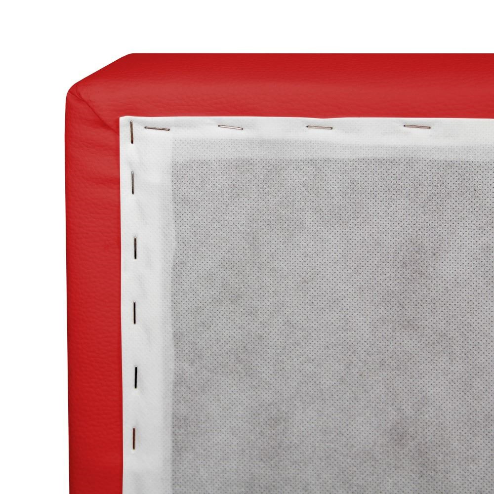 Cabecero de Cama Rojo Tapizado (4)