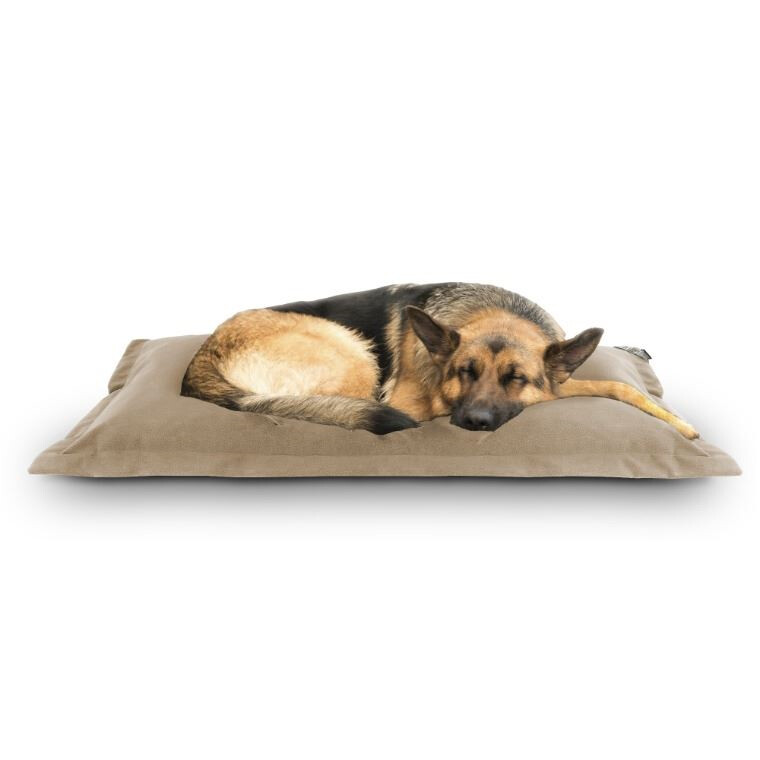 Cama para Perros o Gatos, Tejido Aquaclean y Antimanchas en Color Beige. (2)