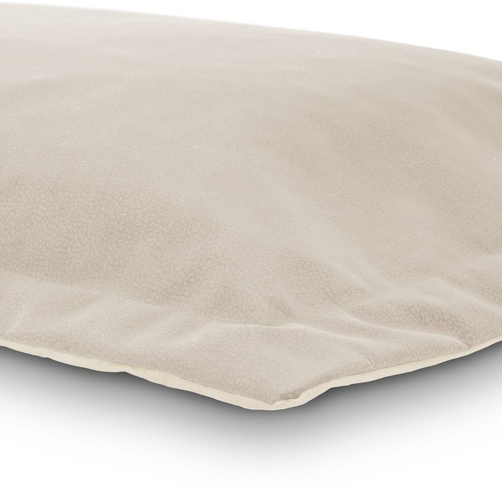 Cama para Perros o Gatos, Tejido Aquaclean y Antimanchas en Color Crudo. (4)
