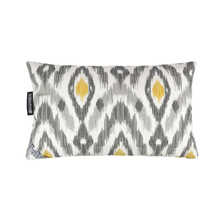 Cuscino Decorativo Esterno Etnico Naylim Senape/Grigio (1)