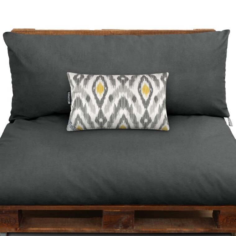 Cuscino Decorativo Esterno Etnico Naylim Senape/Grigio (5)