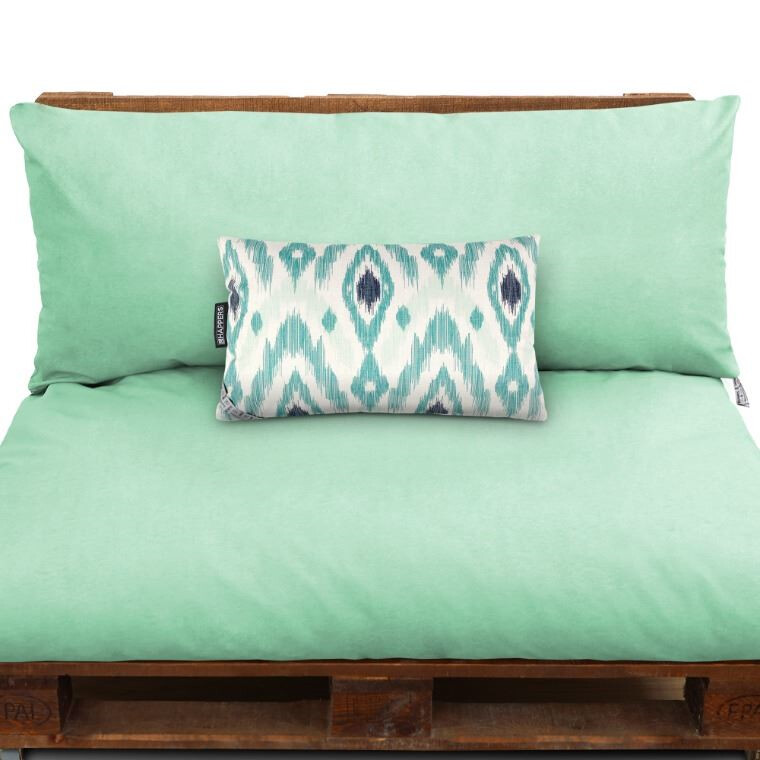 Cuscino Decorativo Esterno Etnico Naylim Turchese/Menta (5)