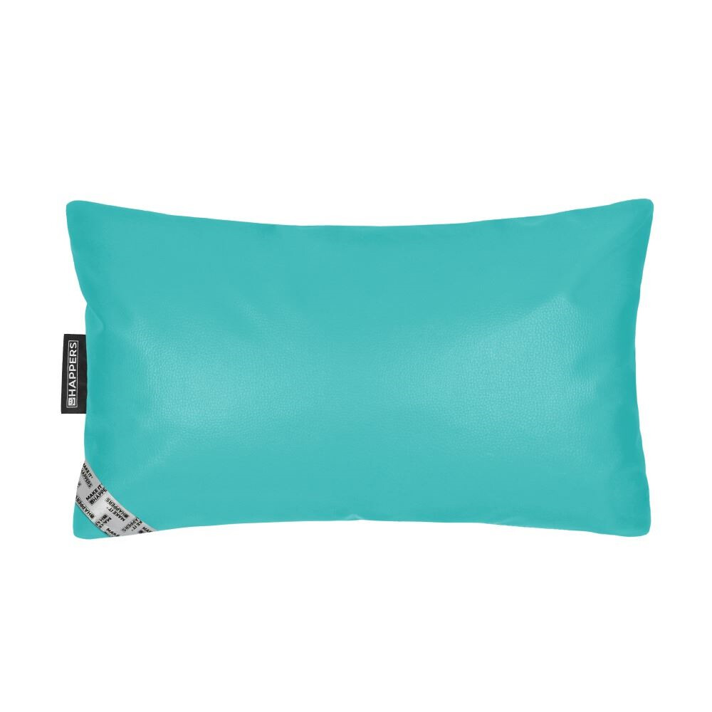 Cuscino in similpelle per esterni Turchese Happers (1)