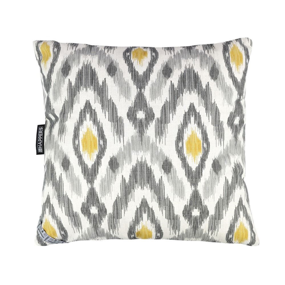 Cuscino Decorativo Esterno Etnico Naylim Senape/Grigio (1)
