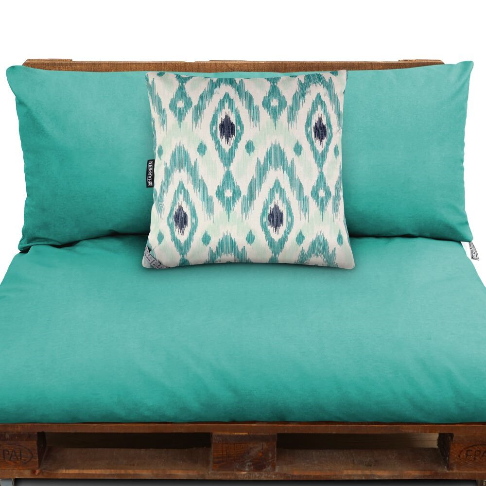 Cuscino Decorativo Esterno Etnico Naylim Turchese/Menta (4)