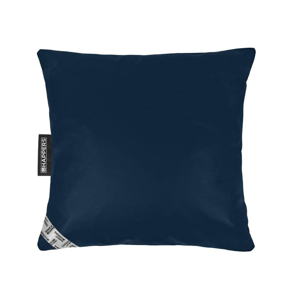 Cuscino in similpelle per esterni Blu scuro Happers (1)