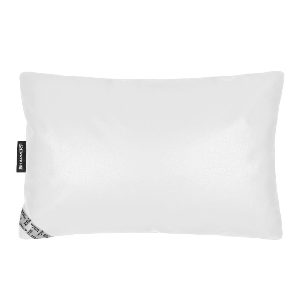 Cuscino in similpelle per esterni Bianco Happers (1)