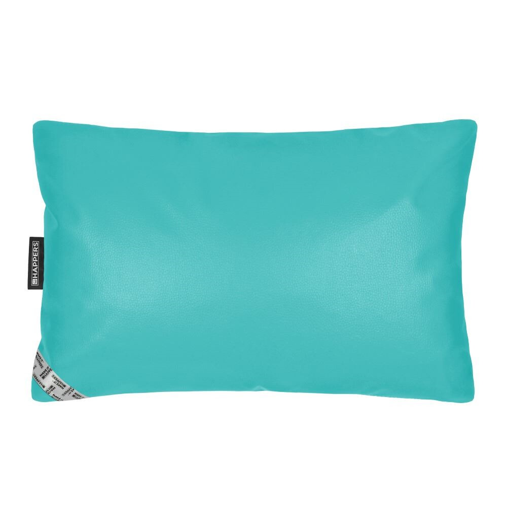 Cuscino in similpelle per esterni Turchese Happers (1)