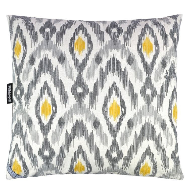 Cuscino Decorativo Esterno Etnico Naylim Senape/Grigio (1)