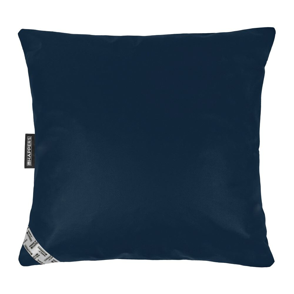 Cuscino in similpelle per esterni Blu scuro Happers (1)