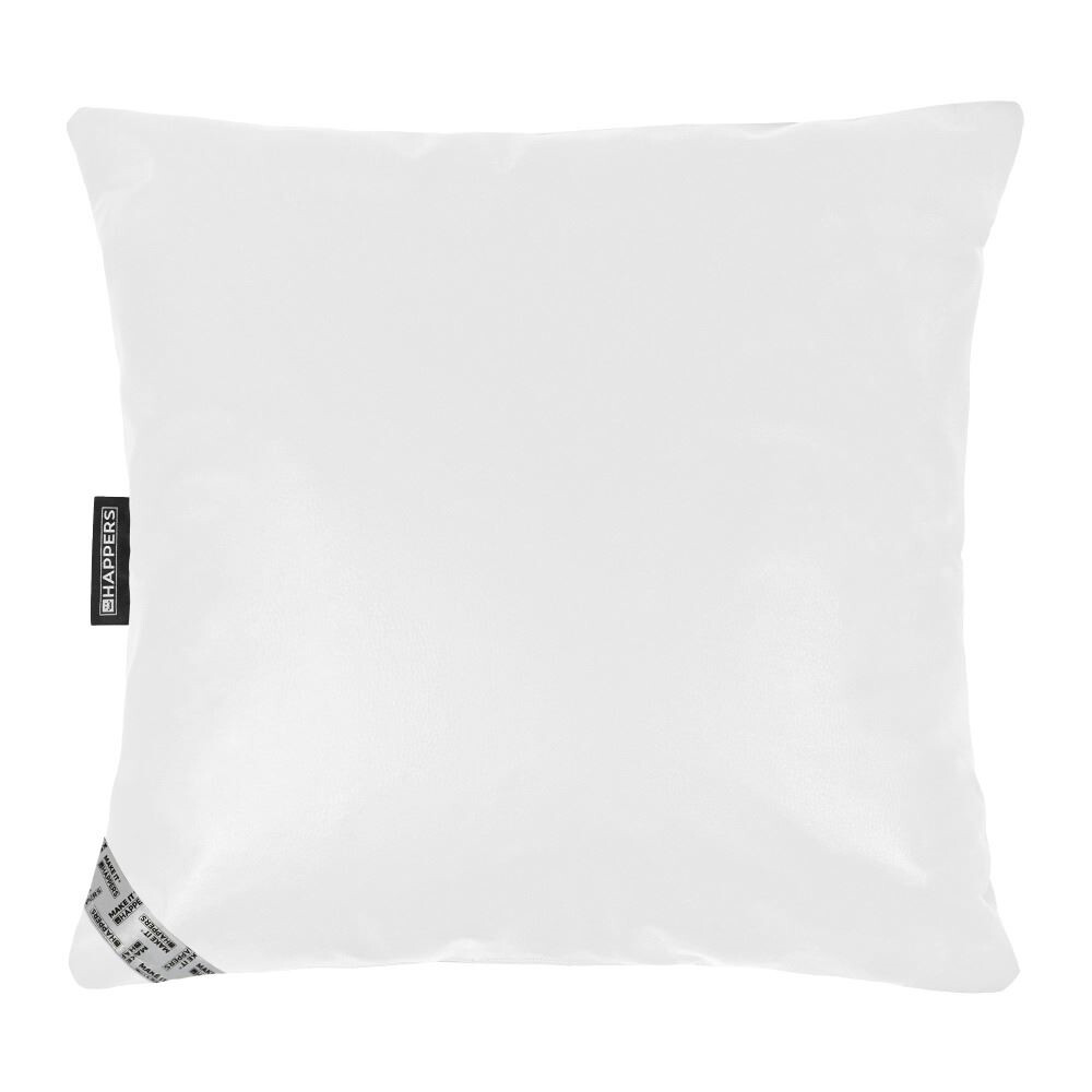 Cuscino in similpelle per esterni Bianco Happers (1)