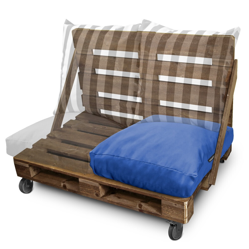 Cuscino da pavimento multiuso esterno Toldotex Blu (2)