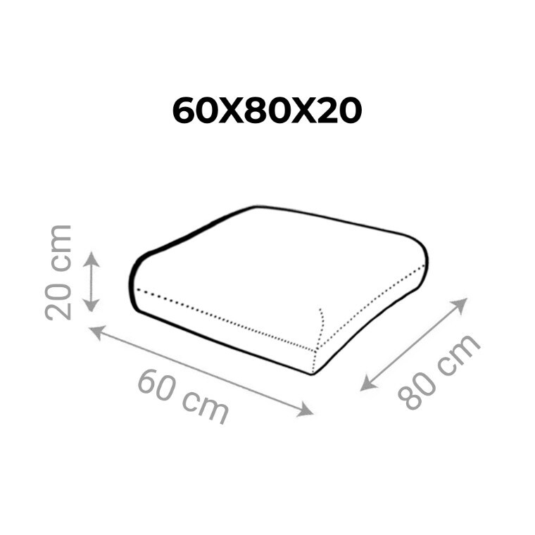 Cuscino da pavimento multiuso esterno Toldotex Beige (3)