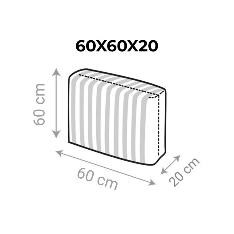 Cuscino da pavimento multiuso esterno Toldotex Beige (3)