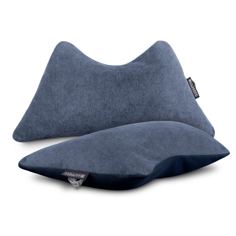 Cuscino multiuso Blu lombare, cervicale, per le gambe e per la lettura. Confezione da 2 unità. ()