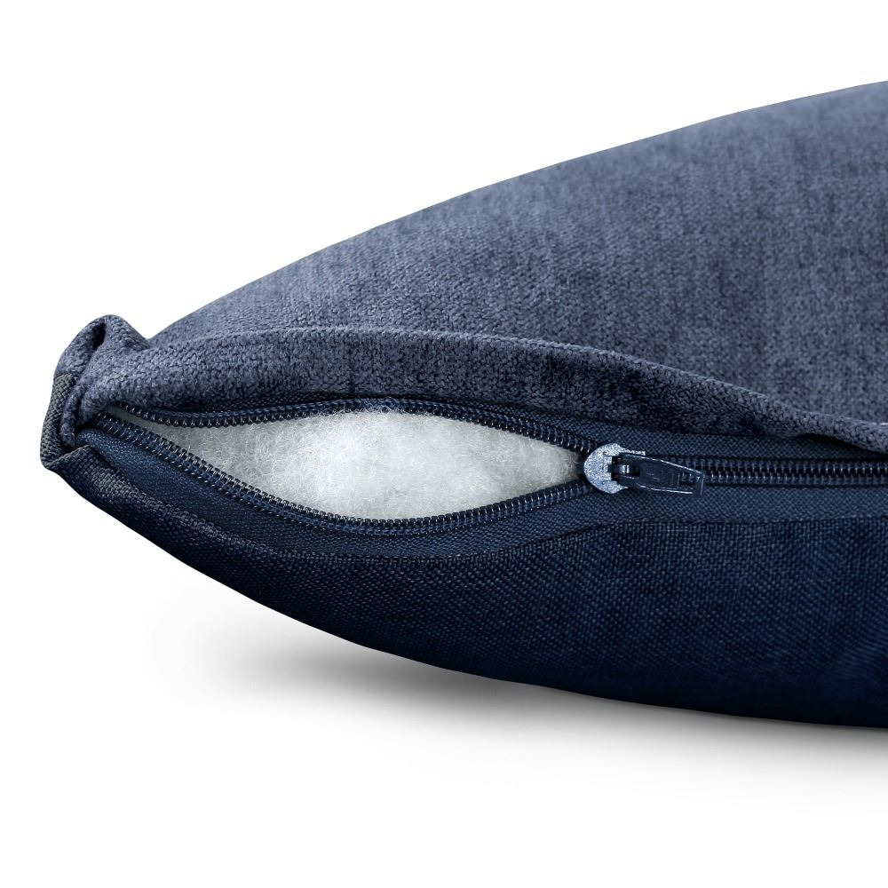Cuscino multiuso Blu lombare, cervicale, per le gambe e per la lettura. Confezione da 2 unità. (2)