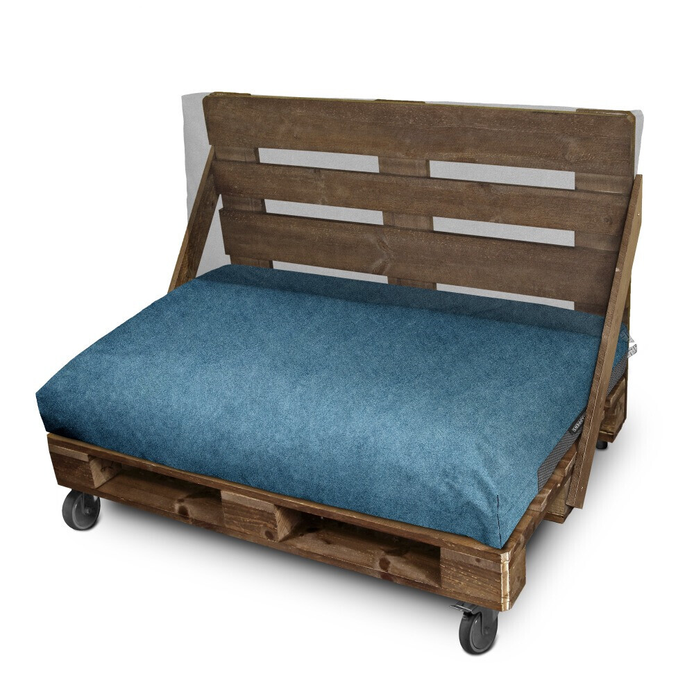 Cuscino per pallet in Similpelle da Esterno Patagonia Blu (2)