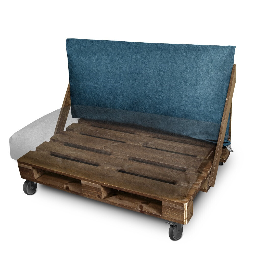 Cuscino per pallet in Similpelle da Esterno Patagonia Blu (3)
