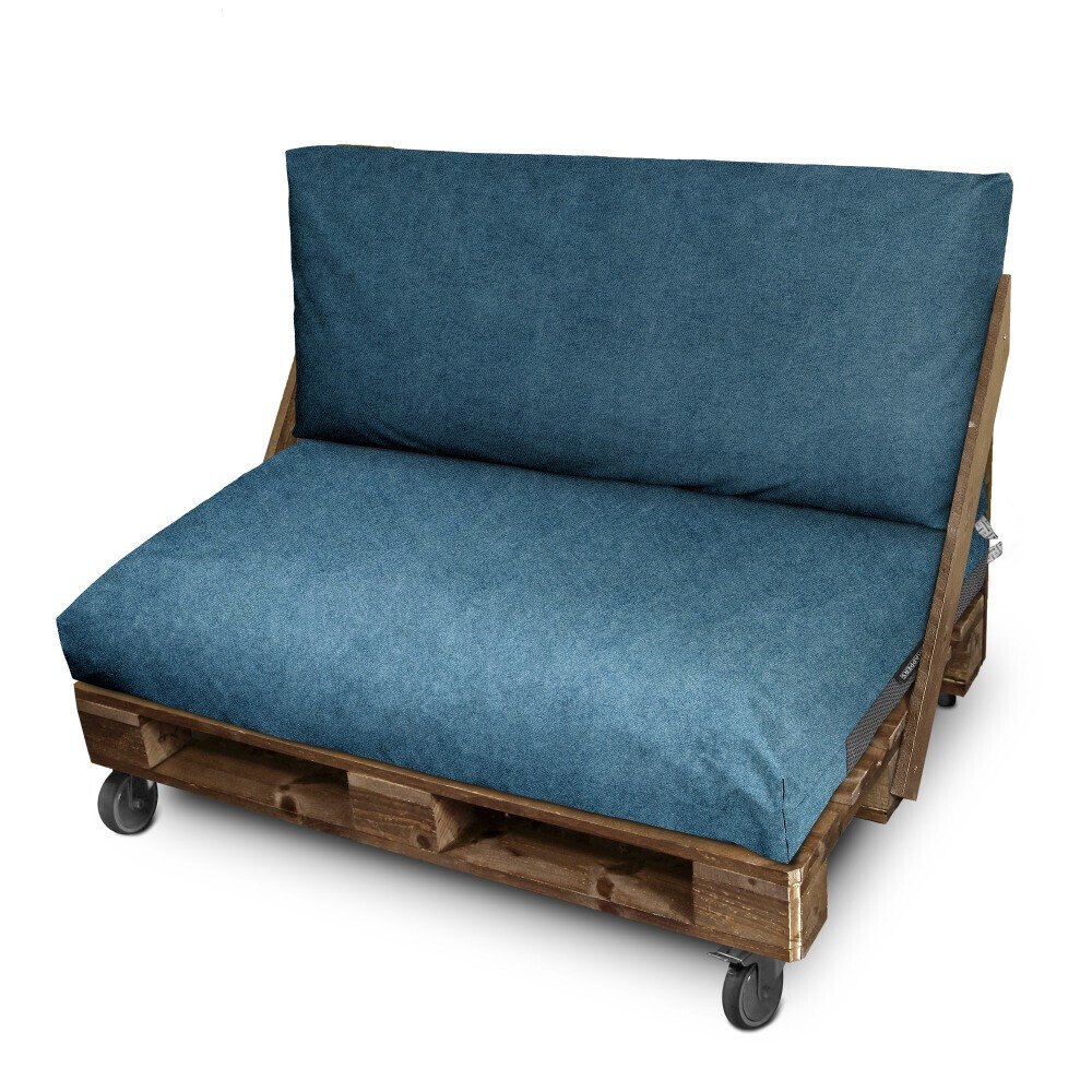 Cuscino per pallet in Similpelle da Esterno Patagonia Blu (1)