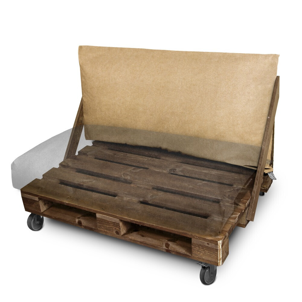 Cuscino per pallet in Similpelle da Esterno Patagonia Beige (3)